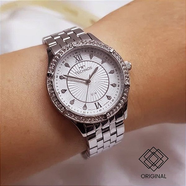 Relógio Technos Feminino Prata 2036ncb/1k
