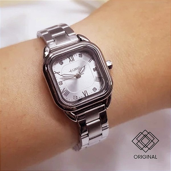 Relógio Euro Feminino Prata Eu2036yve/4k