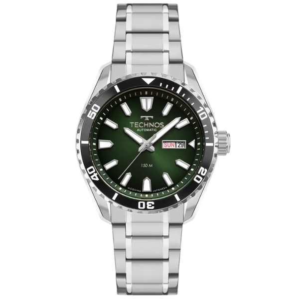 Relógio Technos Automático Prata 8205pl/1v