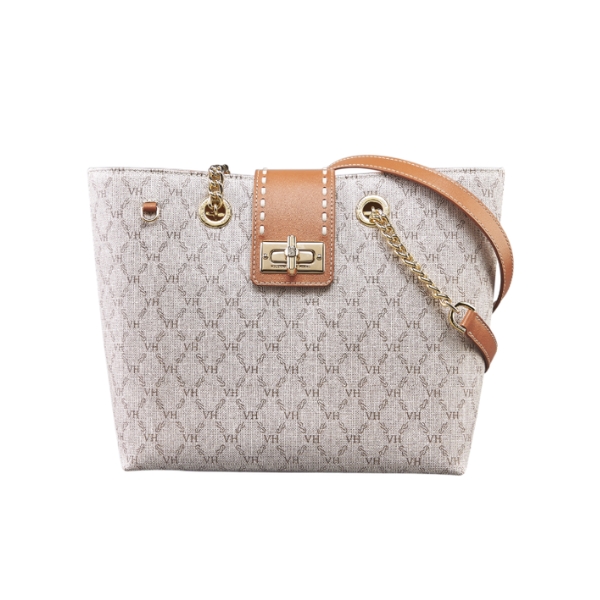 Bolsa Victor Hugo Volpa Tote Zip VH Elos