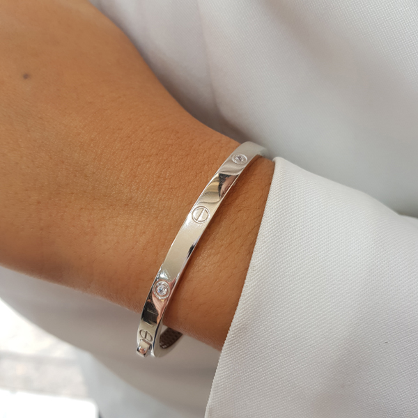 Bracelete Love Prata 925