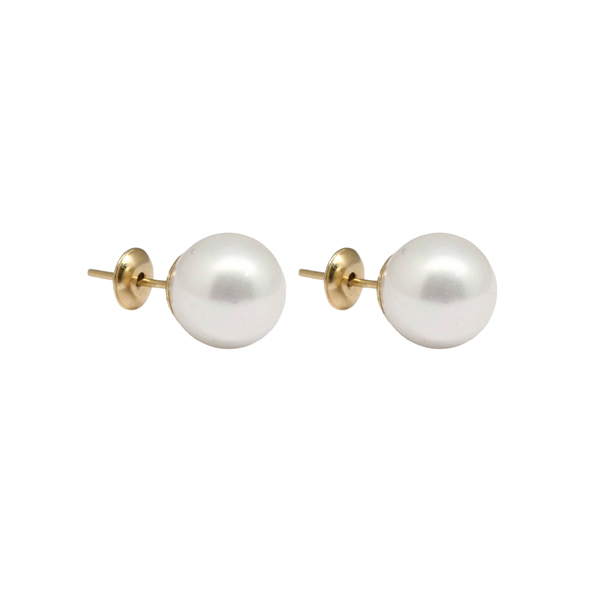 Brinco Pérola em Ouro 18k - 8mm