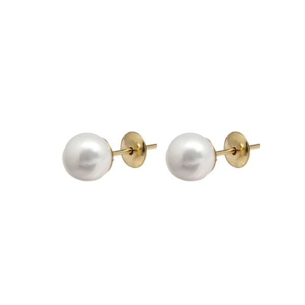 Brinco Pérola em Ouro 18k - 6mm