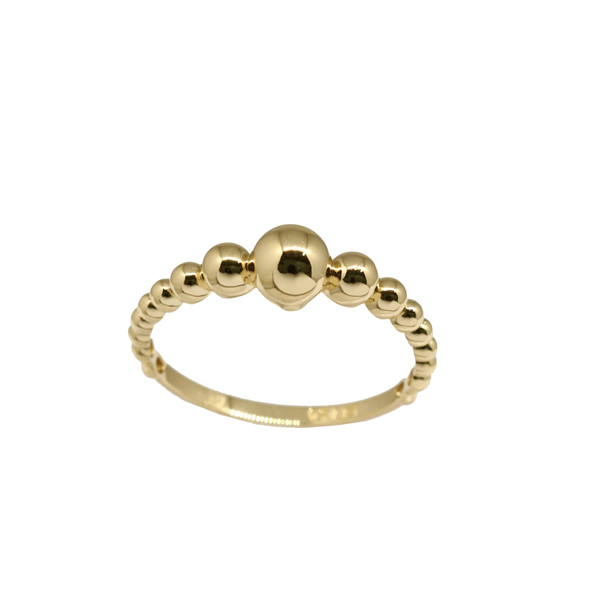 Anel Esferas em Ouro 18k