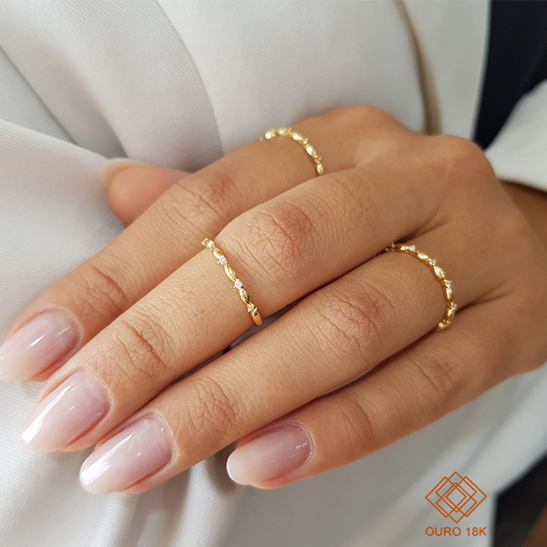 Anel Falange em Ouro 18k