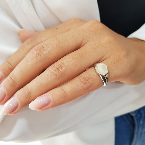 Anel Dedinho em Prata 925