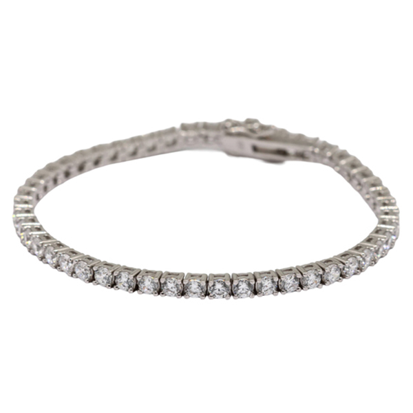 Pulseira Riviera em Prata 925 Zircônia