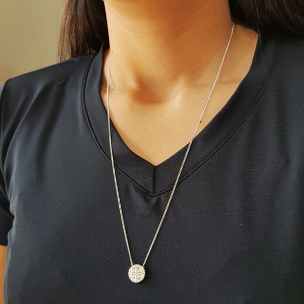 Escapulário São Bento em Prata 925