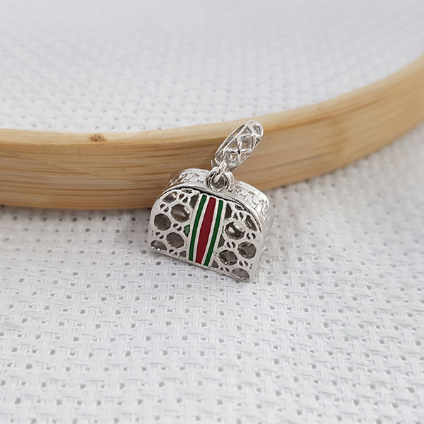 Pingente Berloque Bolsa Prata 925