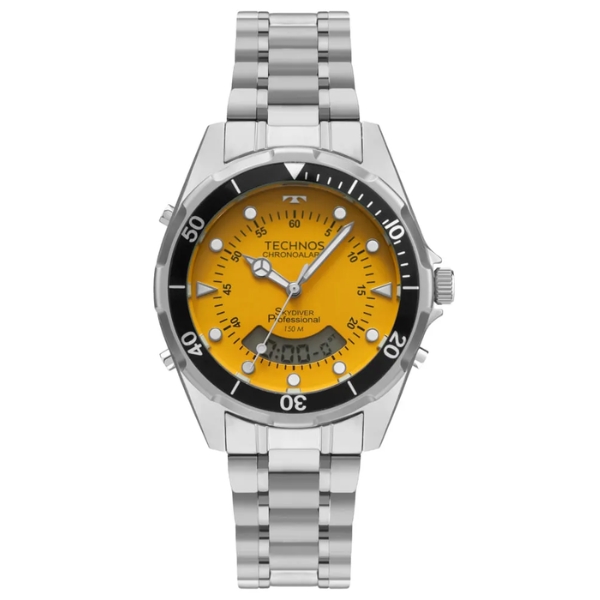 Relógio Technos Masculino Skydiver Prata Wt2060ab/1y