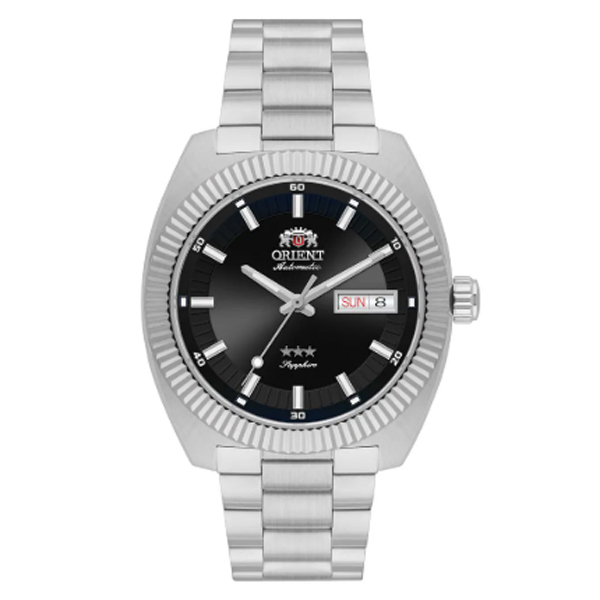 Relógio Orient Automático Prata Masculino Yn6ss026p1xs