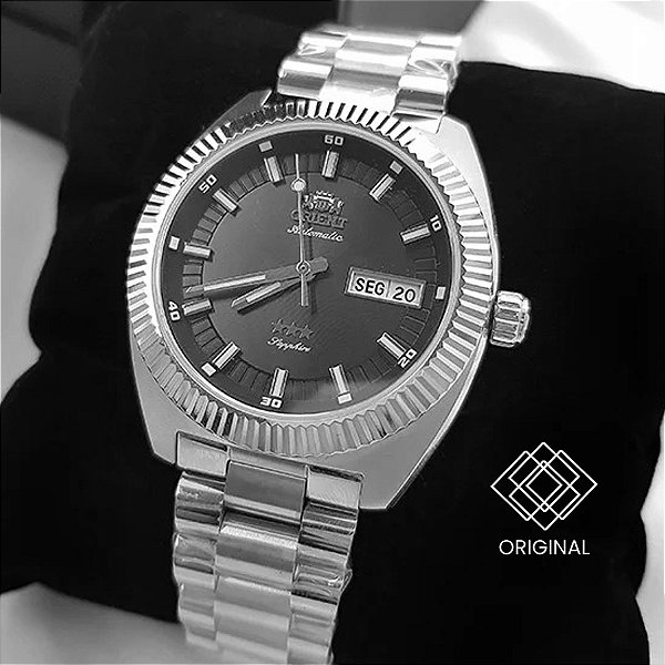 Relógio Orient Automático Prata Masculino Yn6ss026p1xs