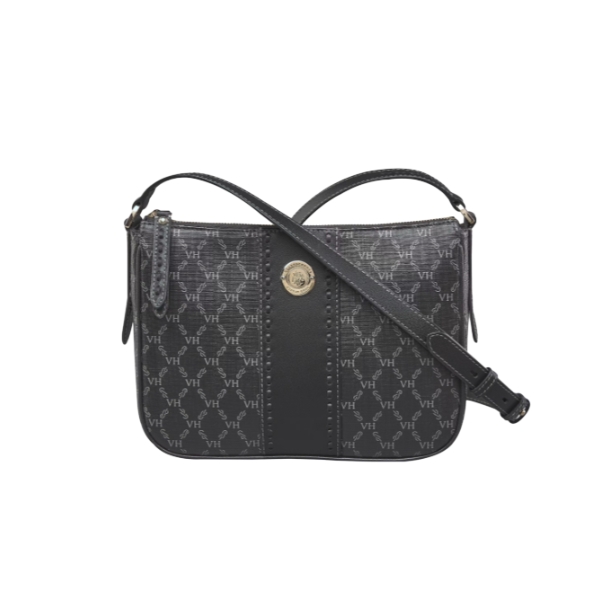 Bolsa Victor Hugo Charli Shoulder Nero Black