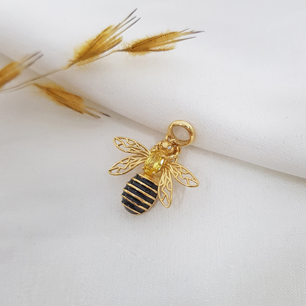 Pingente Abelha em Ouro 18k