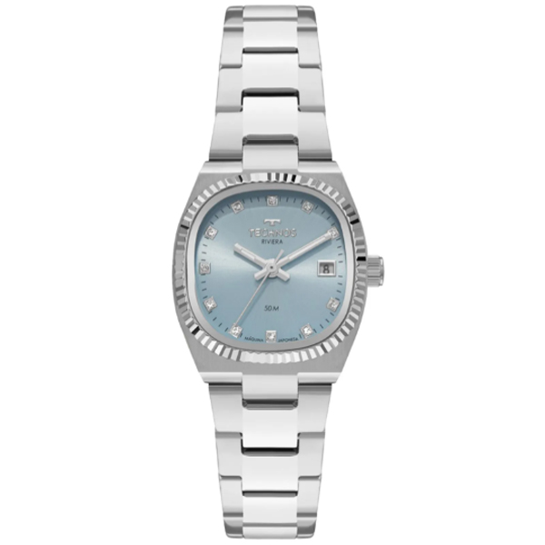 Relógio Technos Feminino Riviera Prata gl12aa/1a