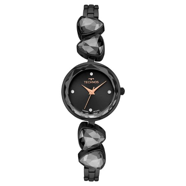 Relógio Technos Feminino Crystal Preto 2035ngh/1p