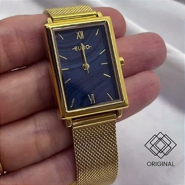 Relógio Euro Feminino Glitz Dourado Eu2035zat/4a