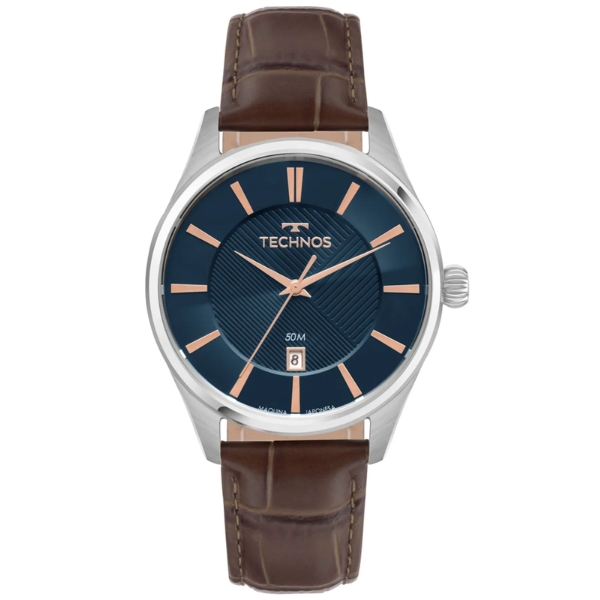 Relógio Technos Masculino Executive Couro 2115udc/0a