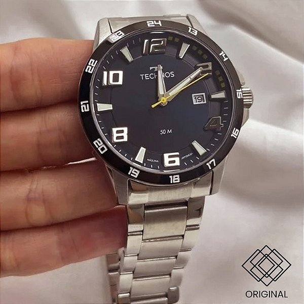 Relógio Technos Masculino Racer Premium Prata 2315lbo/1a