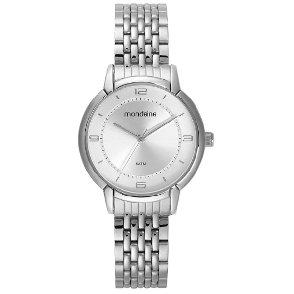 Relógio Mondaine Feminino Prata