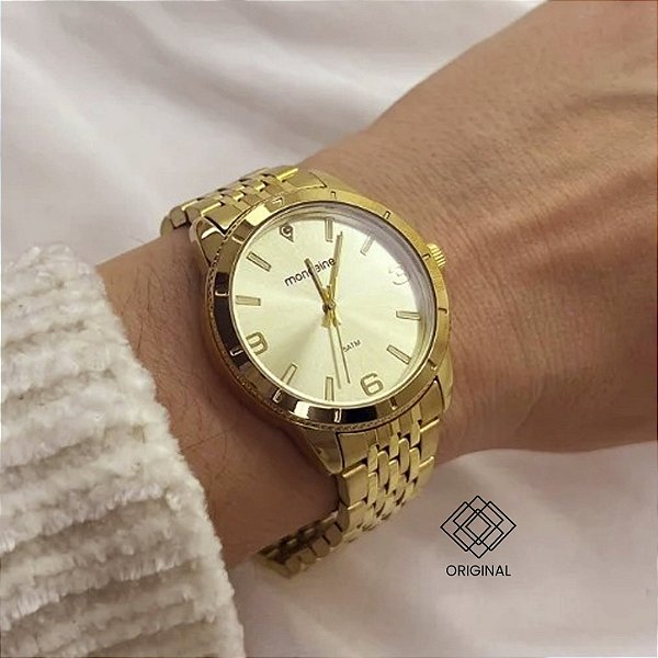 Relógio Mondaine Feminino Dourado 99821lpmvde1