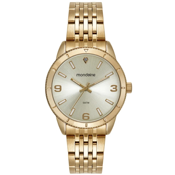 Relógio Mondaine Feminino Dourado 99821lpmvde1