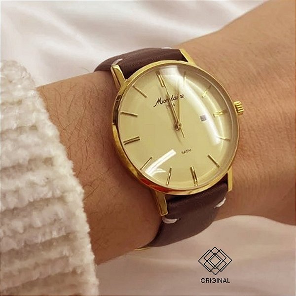 Relógio Mondaine Unissex Dourado 32888gpmvdec2