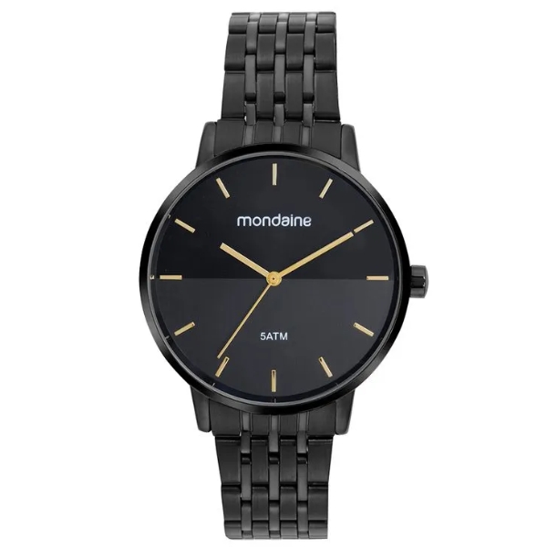 Kit Relógio Mondaine Feminino Preto 32683lpmvpe4k2