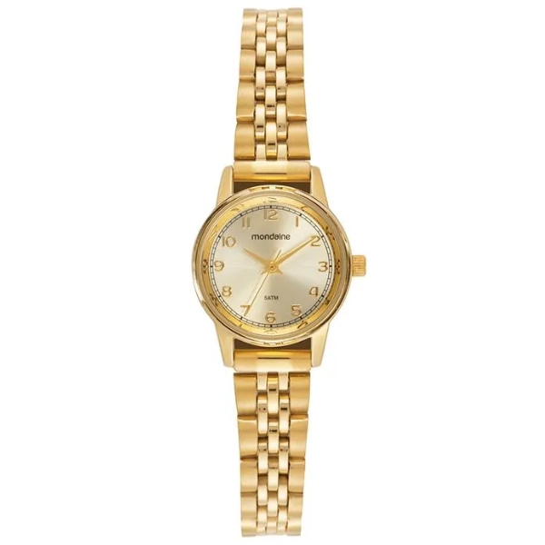 Relógio Mondaine Feminino Dourado 32425lpmvde4