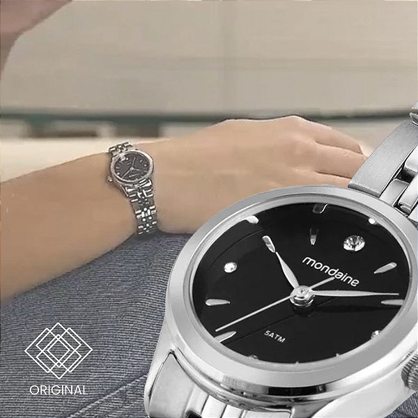 Relógio Mondaine Feminino Prata 32958l0mvne2