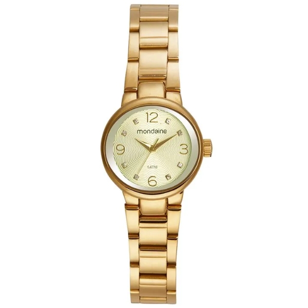 Relógio Mondaine Feminino Dourado 32770lpmvde1