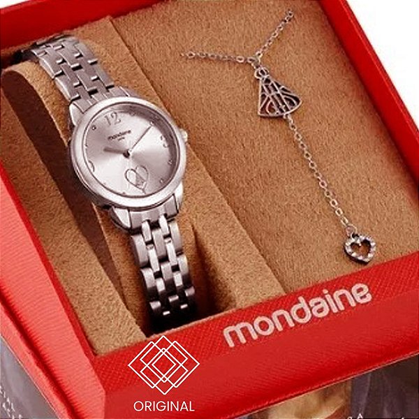 Kit Relógio Mondaine Nossa Senhora Aparecida 99749l0mkne2k1