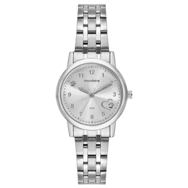 Kit Relógio Mondaine Feminino Prata 32991l0mkne2k1