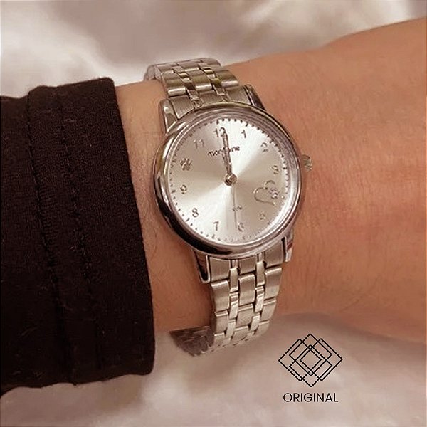 Kit Relógio Mondaine Feminino Prata 32991l0mkne2k1