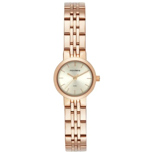 Kit Relógio Mondaine Feminino Dourado 99816lpmvde1k2