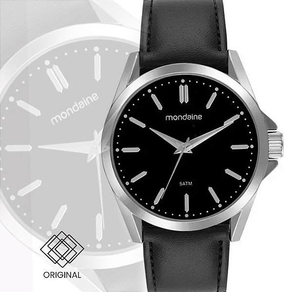 Kit Relógio Mondaine Masculino Prata 99739g0mvnh3k1