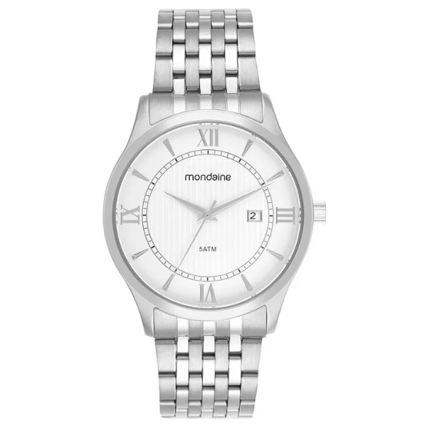Kit Relógio Mondaine Masculino Prata 99806g0mvne3k2