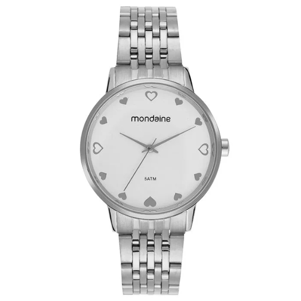 Kit Relógio Mondaine Feminino Prata 99879l0mkne2k1