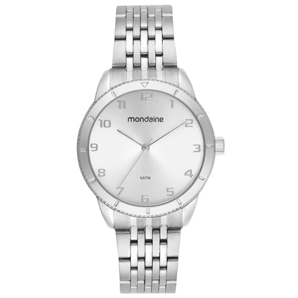 Kit Relógio Mondaine Feminino Prata 99822l0mvne2k2