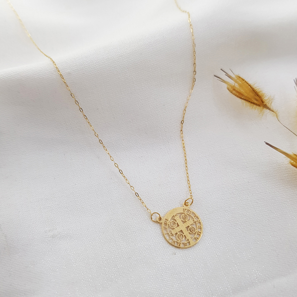 Gargantilha São Bento em Ouro 18k