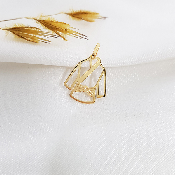 Pingente Kimono em Ouro 18k