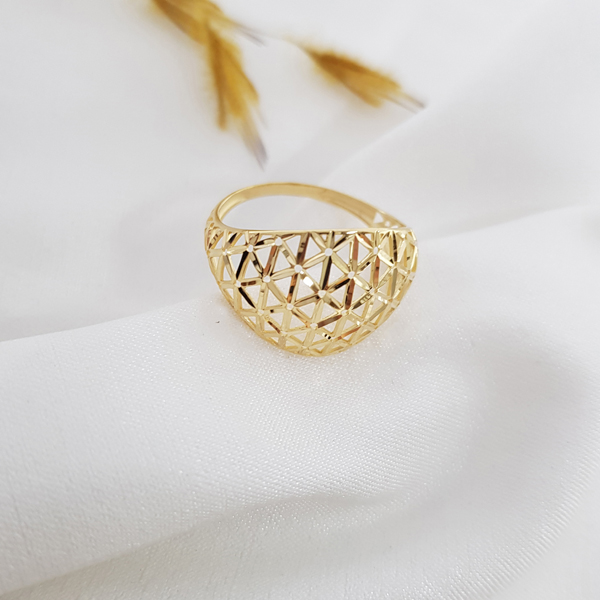 Anel Diamantado em Ouro 18k