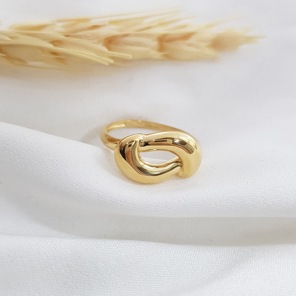 Anel Vazado em Ouro 18k