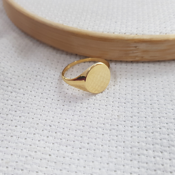 Anel Dedinho Ouro 18k