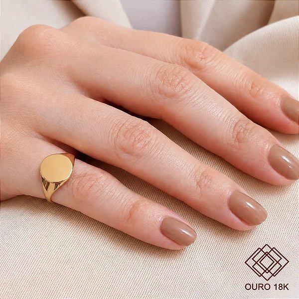 Anel Dedinho Ouro 18k