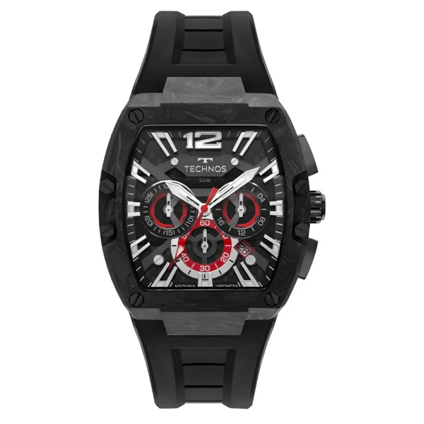 Relógio Technos Masculino Ts Carbon Fibra de Carbono Js25bdq/2p