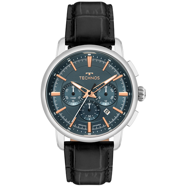 Relógio Technos Grandtech Masculino Prata Js25bdn/0a