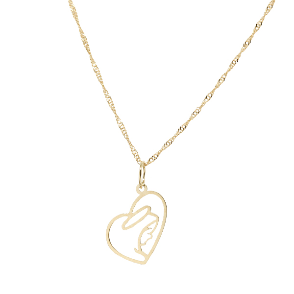 Kit Cordão Ouro 18k + Pingente Nossa Senhora Ouro 18k