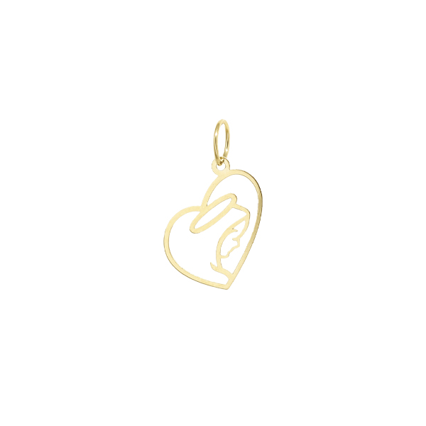 Pingente Nossa Senhora do Silêncio em Ouro 18k