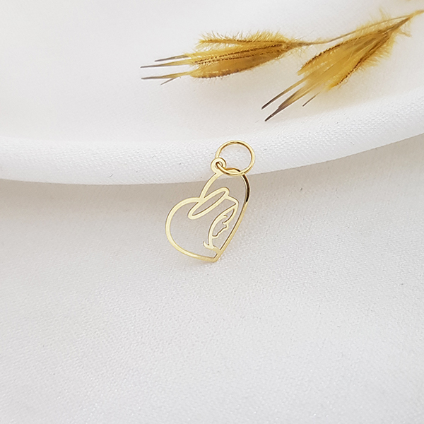 Pingente Nossa Senhora do Silêncio em Ouro 18k